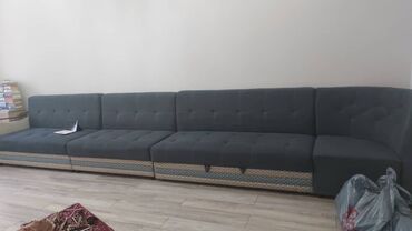 Диваны: Модульный диван, цвет - Синий, Новый