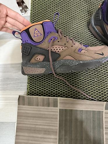 треккинговые: Мужские кроссовки, 36.5, 37, 36, Nike, Б/у, цвет - Коричневый, Самовывоз, Платная доставка — 2