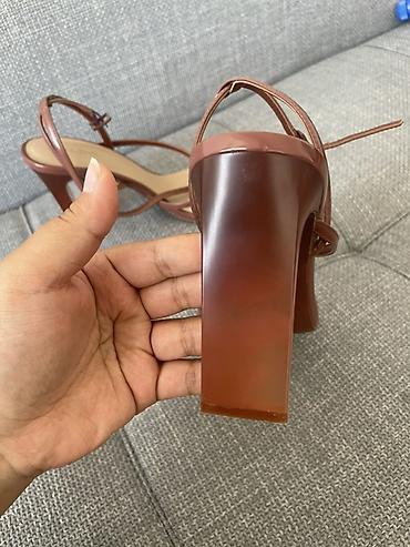aldo: Босоножки, 37, 39, Aldo, Б/у, цвет - Коричневый — 5