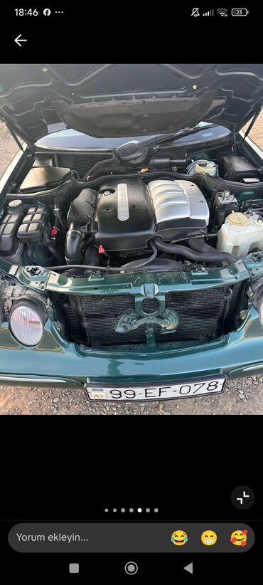 Mercedes-Benz: Mercedes-Benz E‑Class W210 sedan - Kuzov: yaşıl rəng, 4 qapı, klassik — 24