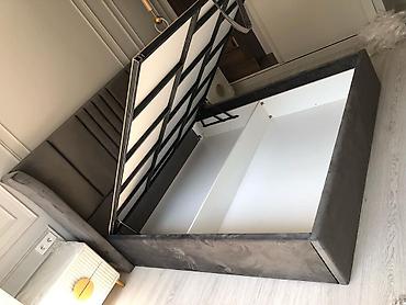 Двуспальные кровати: Двуспальная кровать, Новый, Каркас без матраса, длина - 200 см — 8