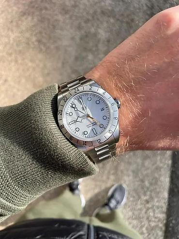 Ručni satovi: San Martin SN0054-G GMT - Bela - Tudor Black Bay Pro — 4