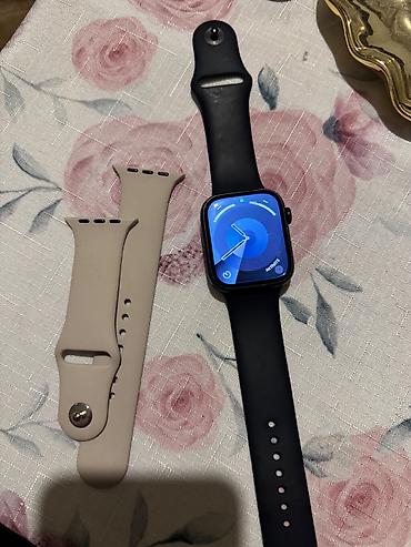 İşlənmiş, Smart saat, Apple, Suya davamlı, rəng - Göy