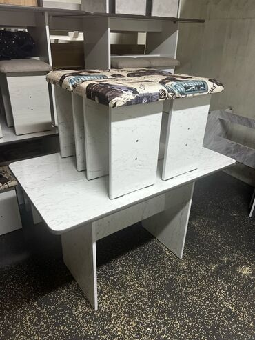 Кухонные столы и стулья: Кухонный стол и стул, Новый — 7