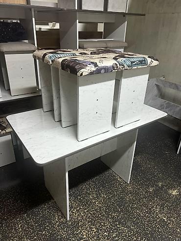 Кухонные столы: Новый кухонный стол с 4 табуретками — 10