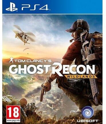 ps4 oyunlari: Ps4 üçün ghost recon wildlands oyun diski. Tam yeni, original