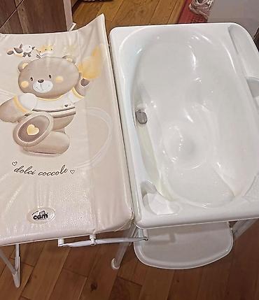 mex patike: Kombinovana kadica i pult za presvlačenje za bebe - Brend: CAM (model — 1