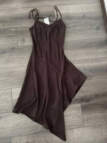 pamučne haljine novi sad: H&M XS (EU 34), bоја - Crna, Drugi stil, Na bretele