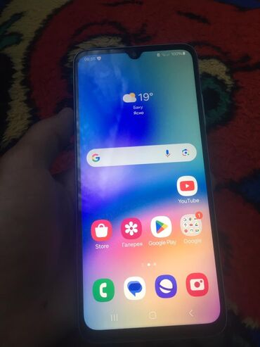 maşın üçün telefon: Samsung Galaxy A05s, 128 GB, rəng - Gümüşü, Barmaq izi, İki sim kartlı