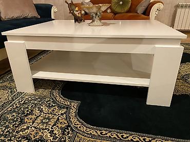 Sifarişlə mebel: Kvadrat masa, Açılmayan, Təkərsiz, Parlaq laminat, Zəmanətsiz — 2