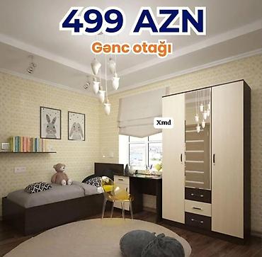 gənc oda: Gənc otağı mebel dəsti – 499 AZN Komplektin tərkibi: - Tək nəfərlik — 1