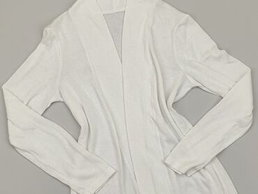 białe t shirty damskie w serek: Kardigan, S, stan - Dobry