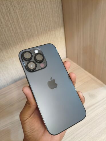 айфон на расрочку: IPhone 14 Pro, Жаңы, 256 ГБ, Кара, Заряддоочу түзүлүш, Коргоочу айнек, Каптама, 86 %