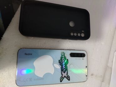Redmi: Redmi Note 8, 64 GB, rəng - Mavi, Qırıq, Sensor, Barmaq izi