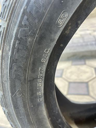 205 60 17: Шины 215 / 55 / R 17, Зима, Б/у, Пара, Легковые, Dunlop — 2