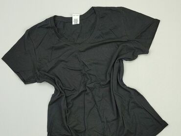 czarne t shirty damskie reserved: T-shirt, M, stan - Dobry