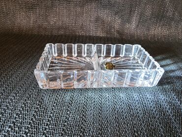 Činije: Kristalna nova Zajecar posuda iz 70ih. Posuda Zajecar. na sredini — 2