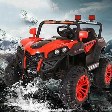 deichmann starke: Džip terenac 4X4 - Crveni – Auto na akumulator za decu Šifra — 1