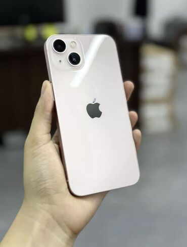 смартфоны apple: IPhone 13, Б/у, 128 ГБ, Белый, Защитное стекло, Чехол, Кабель, 89 %