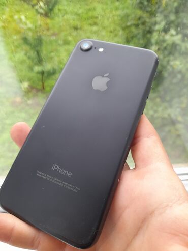 iphone şəki: IPhone 7, 32 ГБ, Jet Black, Отпечаток пальца
