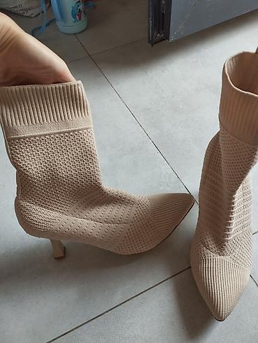 boots: Çəkmə, Ölçü: 39, rəng - Bej, Yeni — 3