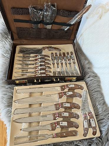 Столовые приборы: Mətbəx bıçaqları dəsti – çamadanlı komplekt - Bütöv dəst: müxtəlif — 1