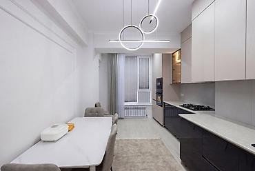 Продажа квартир: 2 комнаты, 75 м², Пишпек 2 этаж, Дизайнерский ремонт — 2