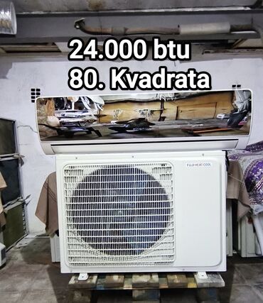 kreditle kondisioner: Kondisioner Fuji, İşlənmiş, 70-80 kv. m, Split sistem, Kredit yoxdur, Ödənişli quraşdırma