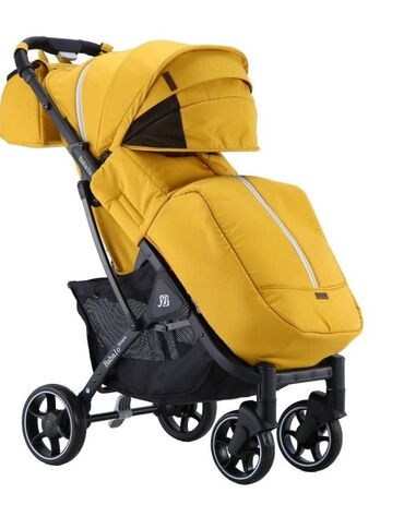 детская коляска yoya: Коляска, цвет - Желтый, Б/у