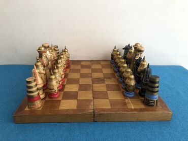 Şahmatlar: Antik sahamat 1950 ve 60 ci illere aid cox nadir tapilan sahmat her — 6