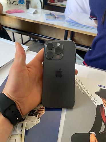 купить бу айфон 15: IPhone 15 Pro, Б/у, 256 ГБ, Черный, 82 % — 1