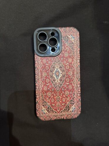 iphone 11 case: Iphone 14 pro max ucun milli xalca naxisli yeni case elde var