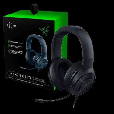 Qulaqlıqlar: Razer Kraken X Lite gaming qulaqlığıdır və yüksək səviyyəli səs