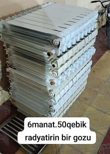 generator satiram: İsitmə radiatorlarının seksiyaları (bölmələri) satılır. Qiymət 6.50 — 1