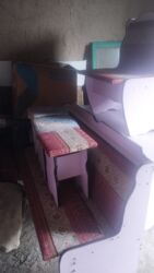 столовая буфет: Кухонный мягкий уголок, ЛДСП, цвет - Фиолетовый