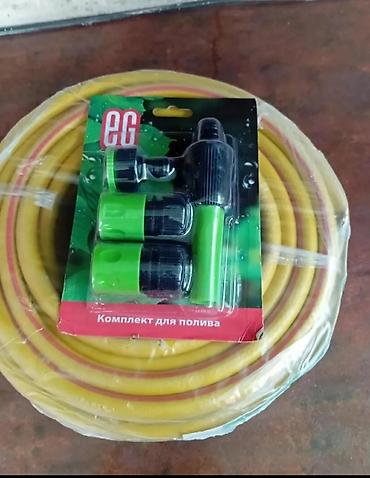 Велоаксессуары: Шланг для полива огорода двора для подключения моек высокого давления — 7