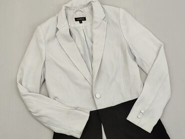 Marynarki: Blazer, jacket, S (EU 36), stan - Dobry, wzór - Jednolity kolor, kolor - Biały