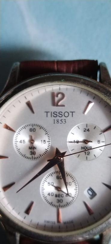 riyaziyyat qayda kitabı güvən: Tissot 1853 kişi qol saatı - Klassik dizaynlı, dairəvi gümüşü rəngli — 3