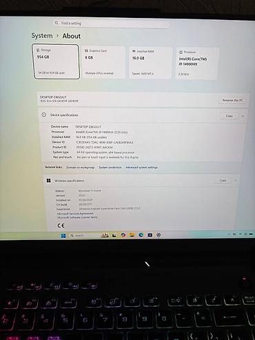 ASUS: Asus Rog Strix Gaming Core i9 14900HX | 16GB RAM | 1TB SSD | RTX 4060 — 19