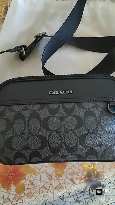 ring: Сумка через плечо COACH (New York), мужская/унисекс. Оригинал - — 2