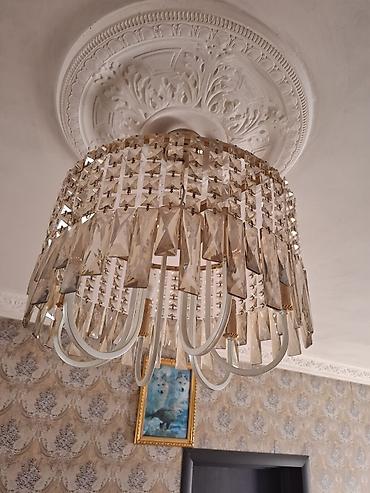lüstr şekilleri: Çılçıraq, 6 lampa, Xrustal — 2