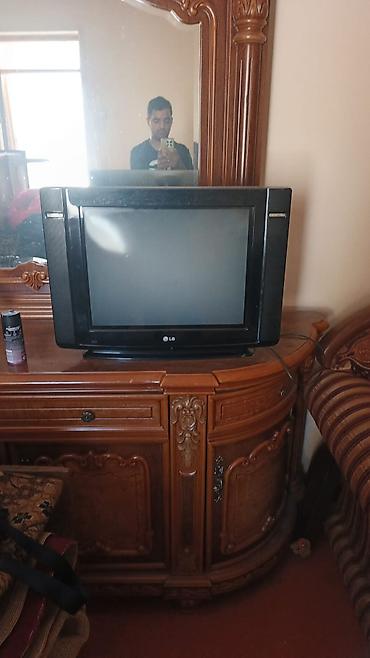 TV və video: LG kineskop televizor + şüşə TV stendi Məhsullar: - Televizor: LG — 1