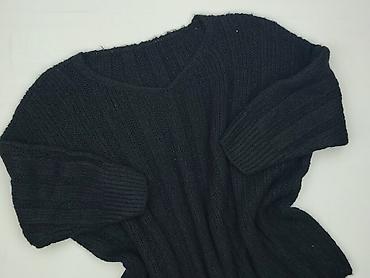 bluzy z futrem na kapturze: Sweter damski, rozmiar One size — 1