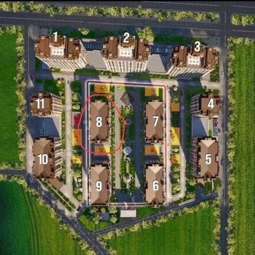 жилой комплекс фрунзе: 3 комнаты, 80 м², Элитка, 5 этаж, ПСО (под самоотделку)