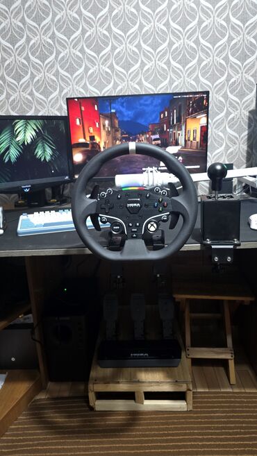 купить руль для пк с коробкой передач и сцеплением бу: Продаю Moza R3 Bundle + Clutch Pedal (педаль сцепления, заказывал её