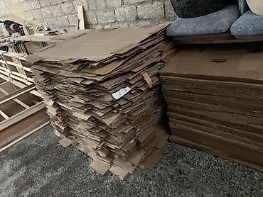 картон: Karton qutular – müxtəlif ölçülərdə, çoxlu sayda - Material: qalın — 4