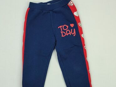 spodnie z łatami: Sweatpants, 3-4 years, 98/104, condition - Good