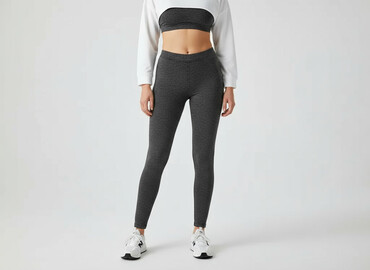 spodnie czarne tech fleece: Leggings, Leggings Sports for women, size M