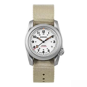 Ručni satovi: AKCIJA - Boderry Voyager A11T - 40mm - Bela - Titanium Boderry — 4