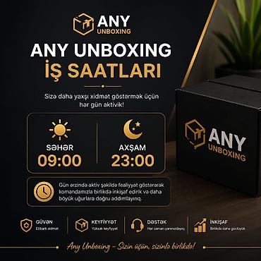 telefon temiri merkezi: Any Unboxing – unboxing və paketləmə xidməti Xidmət haqqında: - Hər — 1